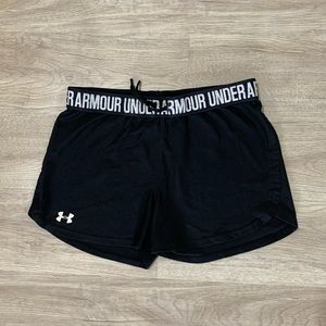 size m, Under Armour shorts.